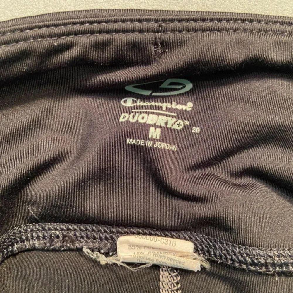 Champion, Black Leggings, draw string, duodry, size‎ medium